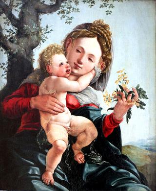 Madonna with Field Flowers