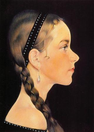 Portrait of the Artist's Daughter, Iya, in Profile