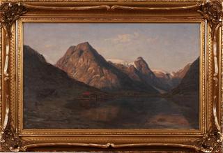 Fjord Landscape with Mountain