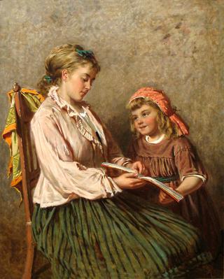 Seated Woman And Child