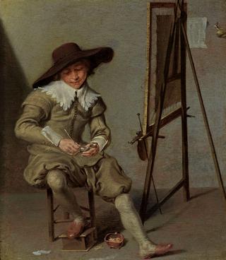 A Painter at His Easel