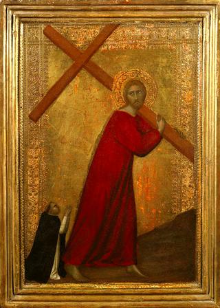 Christ Bearing the Cross with a Dominican Friar