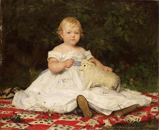 Portrait of Emilie Weiss (with a Plush Toy)