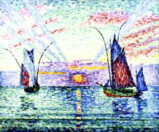 Tuna Fishing Boats, Sunset, Groix