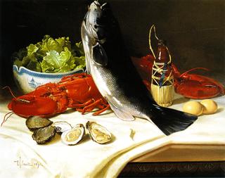 Still LIfe with Lobster