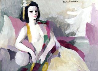 Young Woman with a Purple Stole