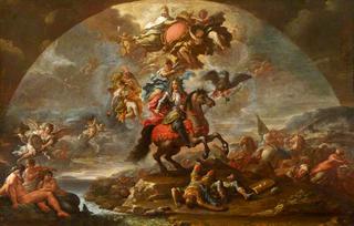 The Glorification of Prince Eugene of Savoy's Victory over the Turks in Hungary