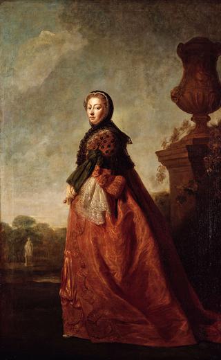 Portrait of Princess Augusta of Saxe-Gotha