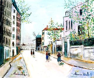 Rue Girardon in Montmartre