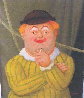 Clown Smoking