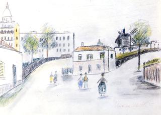 Landscape in Montmartre