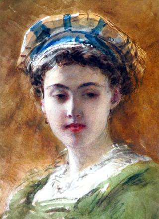 Young Woman With Headdress