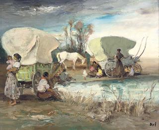 The gypsy encampment