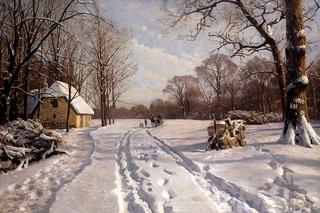 Sleigh Ride Through a Winter Landscape