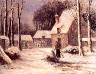 A Farm in the Snow