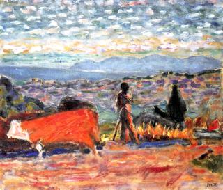 Red Cattle, Plowman