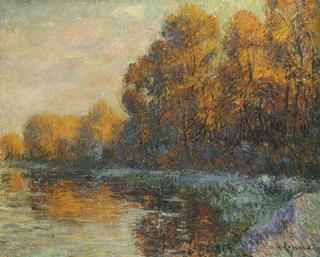 By the River in Autumn