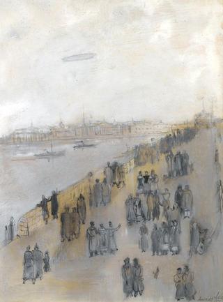 Promenade along the Neva