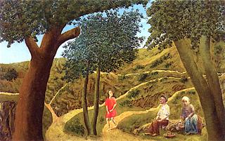 Three Figures in a Landscape