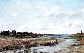 Le Faou: Laundresses on the Banks of the River