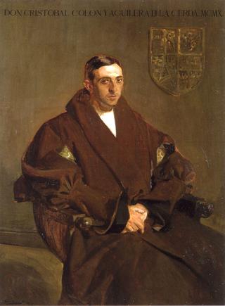 Portrait of Cristóbal Colón y Aguilera de la Cerda, Duke of Veragua