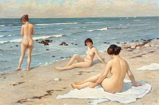 The Three Bathers