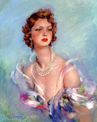 Woman with a Pearl Necklace (Mrs. Muir)