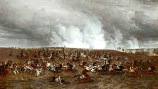 滑铁卢战役，1815年6月16日至19日，凯勒曼的铁甲军战败