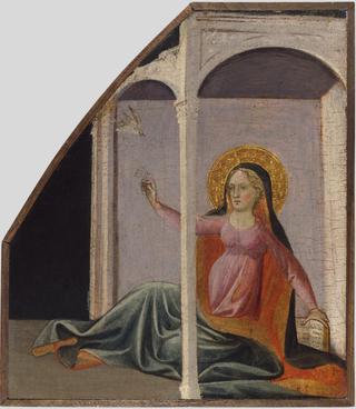 The Virgin Annunciate (fragment of triptych)