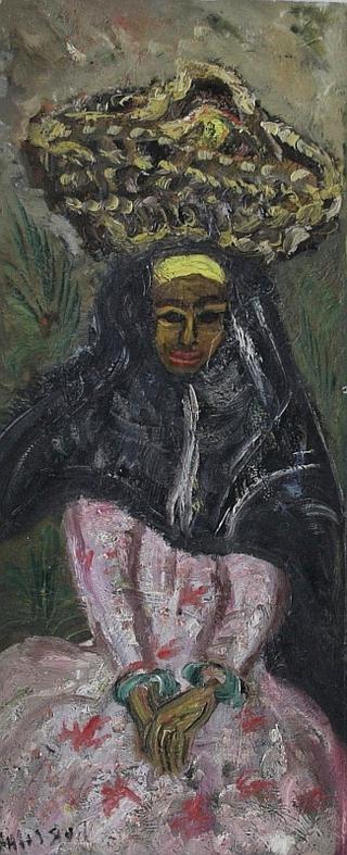 Fellah Woman Carrying a Basket