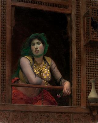 Woman at a Balcony