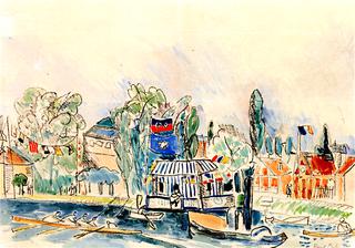 Canoes and Steamboats on the Marne