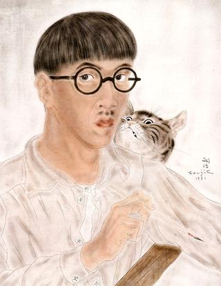 Self-Portrait with a Cat