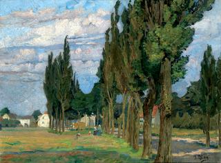 Poplar Avenue in Lower Austria