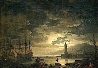 Marine:  Clair de lune (Marine Landscape by Moonlight)