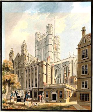 Bath Abbey from the North-East