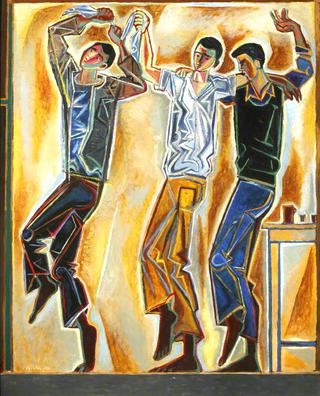 Three Dancers