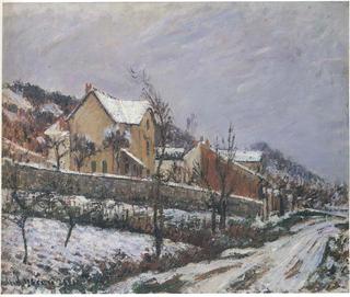 Village in Snow