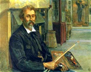 Portrait of the Artist Ilya Repin