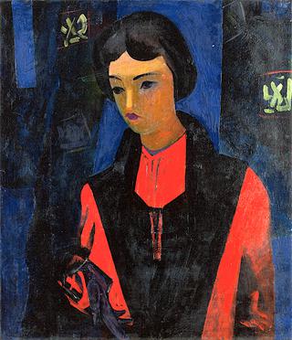 Asian Woman, Head and Breast Portrait