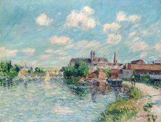 The Yonne River at Auxerre, France