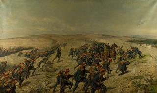 Assault of Austro-Hugarian Soldiers from Dalmatia on Livno, Bosnia-Herzegovina