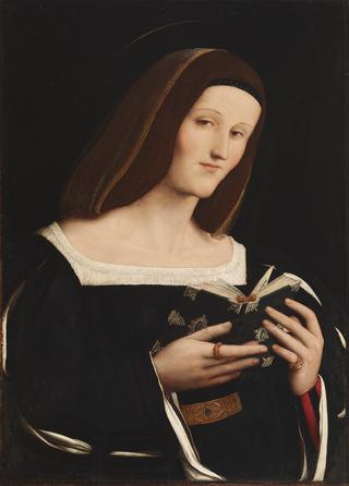 Female Saint Holding a Book