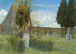 Shelley's Tomb in the Protestant Cemetery