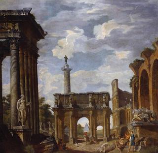 Caprice View with the Arch of Constantine and other Roman Ruins