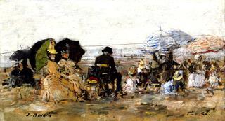 Trouville, Beach Scene