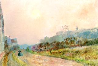 Peasant and Her Son on a Road