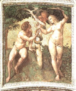 亚当和夏娃（天花板）（签到室）