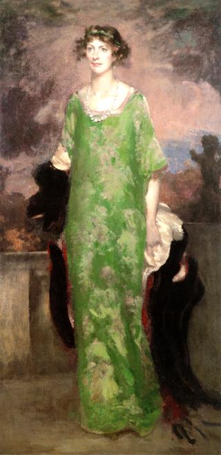 Portrait of the Artist's Wife in Green