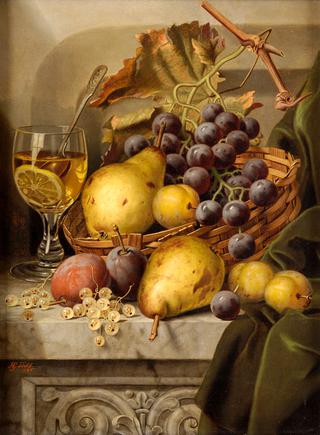 Fruit Still Life with a Glass of Punch